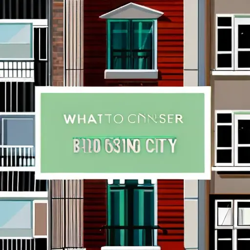 Что учитывать при выборе жилья в большом городе