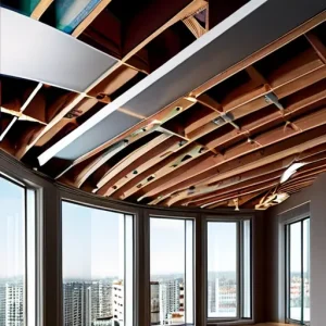 Звукоизоляция деревянного межэтажного перекрытия: борьба с воздушным и ударным шумом (акустическая вата)