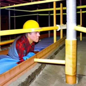 Пристенный дренаж для цокольного этажа: укладка труб ниже подошвы фундамента