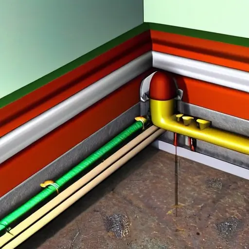 Пристенный дренаж для цокольного этажа: укладка труб ниже подошвы фундамента