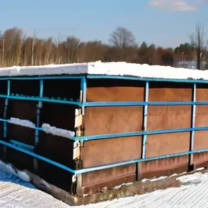 Подготовка основания под фундамент зимой: защита дна котлована от промерзания