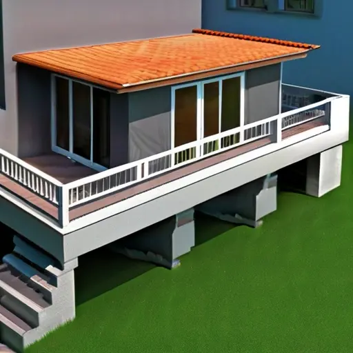 Проект дома с террасой: расчет опирания на общий фундамент и предотвращение мостиков холода