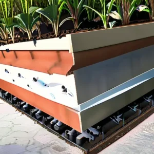 Профилированная мембрана (Planter) как замена бетонной подготовки (подбетонки) под плитный фундамент