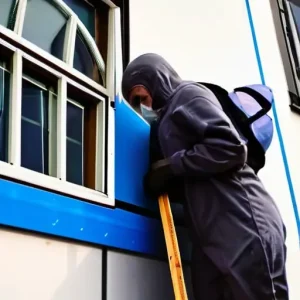Подготовка откосов окон под покраску: монтаж профиля примыкания с армирующей сеткой для защиты от трещин