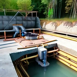 Водоснабжение и канализация участка: артезианская скважина на известняк (особенности бурения и ресурс от 50 лет)