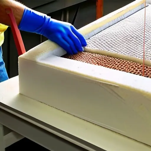 Защита экструдированного пенополистирола от ультрафиолета на цоколе: нанесение базового штукатурного слоя с сеткой