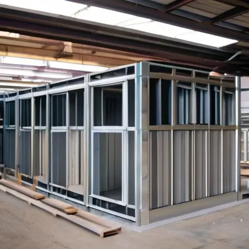 Возведение коробки здания из ЛСТК (Легкие стальные тонкостенные конструкции): плюсы металлокаркаса