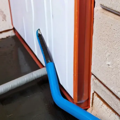 Защита порога гаражных ворот от промерзания: прокладка саморегулирующегося греющего кабеля под уплотнительную резинку