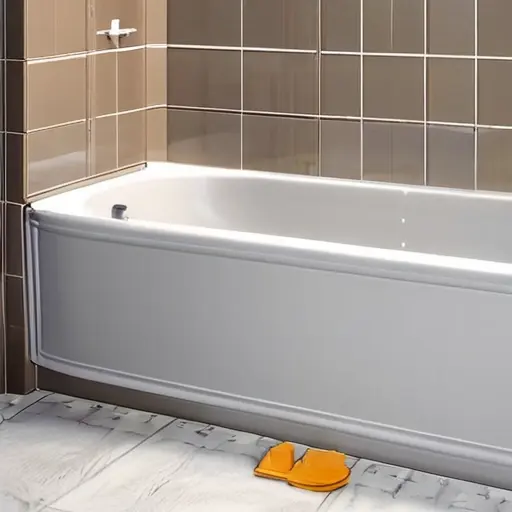 Оформление стыка ванны и стены из плитки: отказ от пластиковых плинтусов в пользу силиконового герметика (формирование шва шпателем)