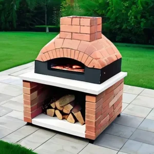 Облицовка печи барбекю натуральным камнем и клинкером: использование термостойкого клея и шамотного кирпича