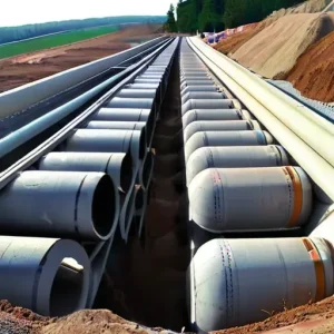 Фундамент на уклоне более 30 градусов: использование стальных труб большого диаметра с бетонированием