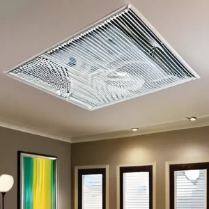 Вентиляционные решетки и анемостаты в интерьере: выбор эстетичных диффузоров для натяжного потолка без нарушения общего дизайна комнаты