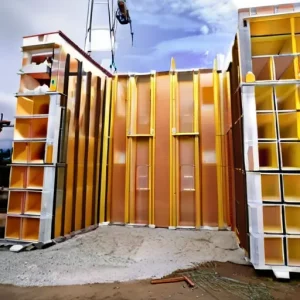 Технология Велокс (Velox): возведение монолитных стен в опалубке из щепоцементных плит с утеплением