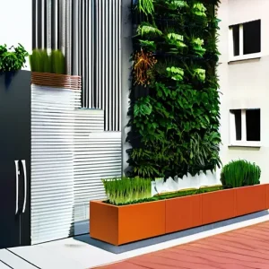 Озеленение террасы (Фитодизайн): кашпо с автополивом, вертикальные зеленые стены и выбор тенелюбивых растений