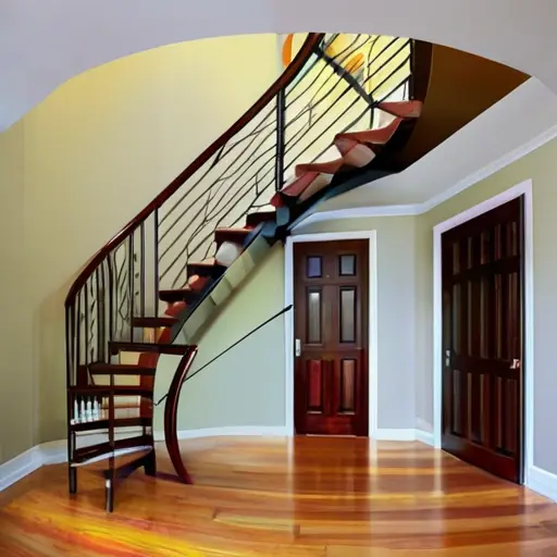 Одномаршевая, двухмаршевая или винтовая лестница: как выбрать конструкцию для экономии места в холле