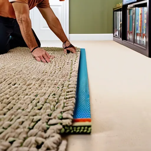 Укладка ковролина в спальне и детской: выбор между петлевым и разрезным ворсом, натяжка на грипперы (бесклеевой метод на подложку)