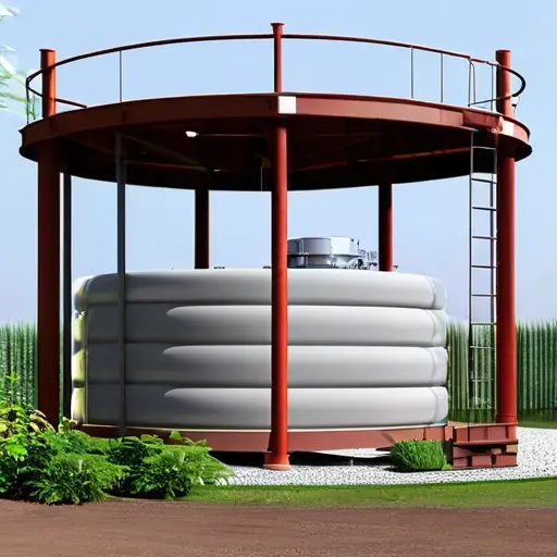 Размещение резервуара для сжиженного газа (газгольдера) на участке: нормы отступов от дома и забора