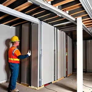 Возведение межкомнатных перегородок из газобетона 100 мм: как правильно анкерить блоки к несущей стене и потолку для предотвращения завала