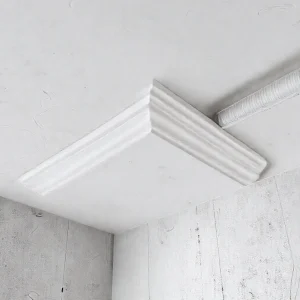 Фото по теме: Как приклеить потолочный плинтус из дюрополимера Orac Decor в углах
