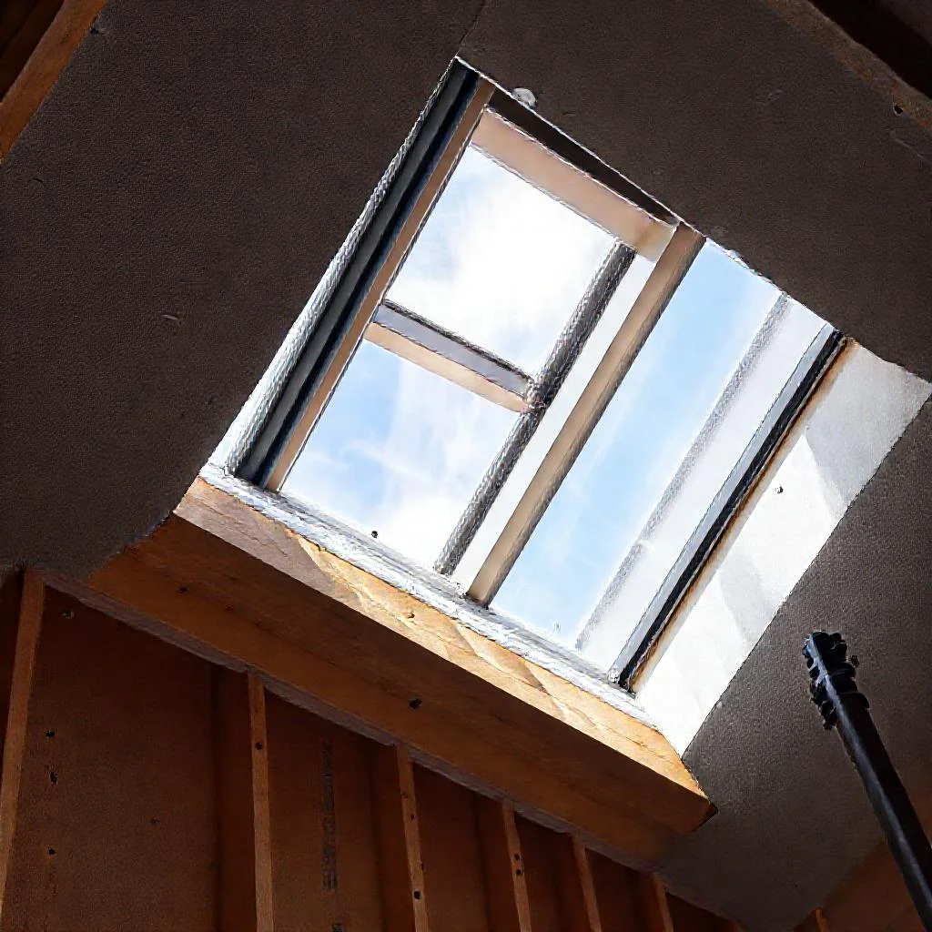 Детальное фото: Экономика установки мансардного окна Velux Стандарт 78х118: оклады BDX гидроизоляция и откосы
