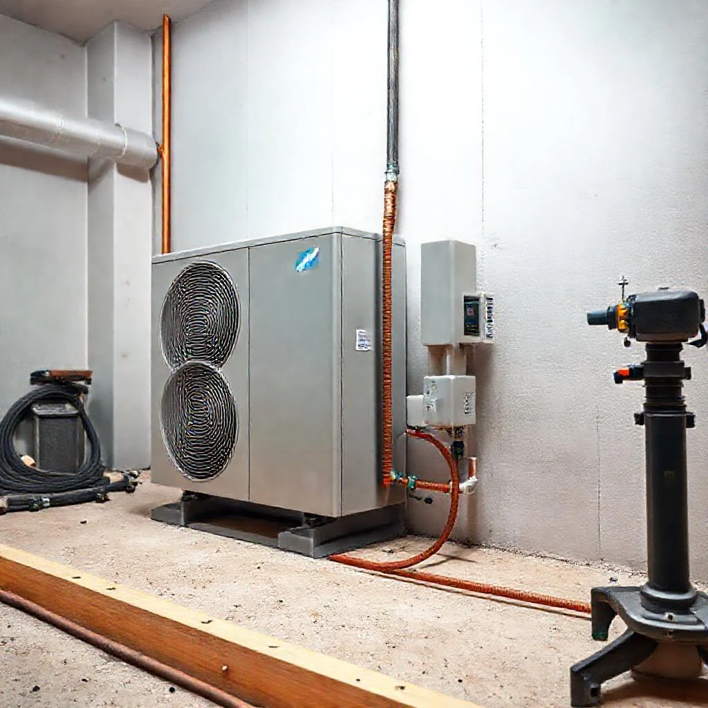 Перегрев компрессора сплит-системы Daikin: залом медной фреоновой трассы при монтаже Детальное фото: Перегрев компрессора сплит-системы Daikin: залом медной фреоновой трассы при монтаже