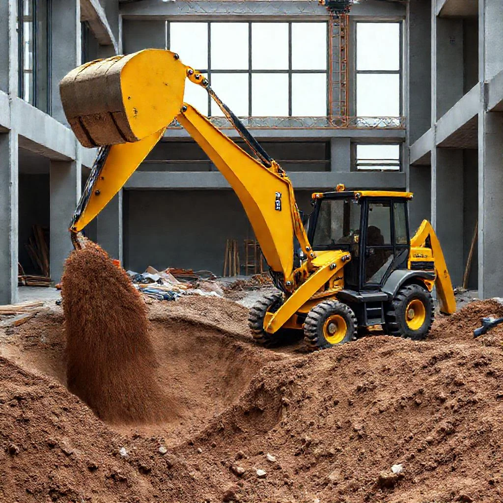 Стоимость земляных работ экскаватором погрузчиком JCB: смета на копку котлована и вывоз грунта Детальное фото: Стоимость земляных работ экскаватором погрузчиком JCB: смета на копку котлована и вывоз грунта